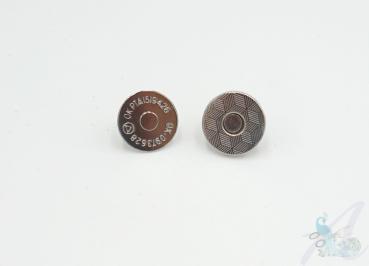 Magnetverschluss 14mm silber / nickel